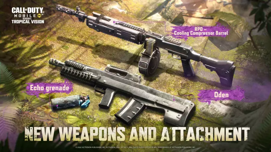 Deux nouvelles armes arrivent dans COD Mobile Season 5.