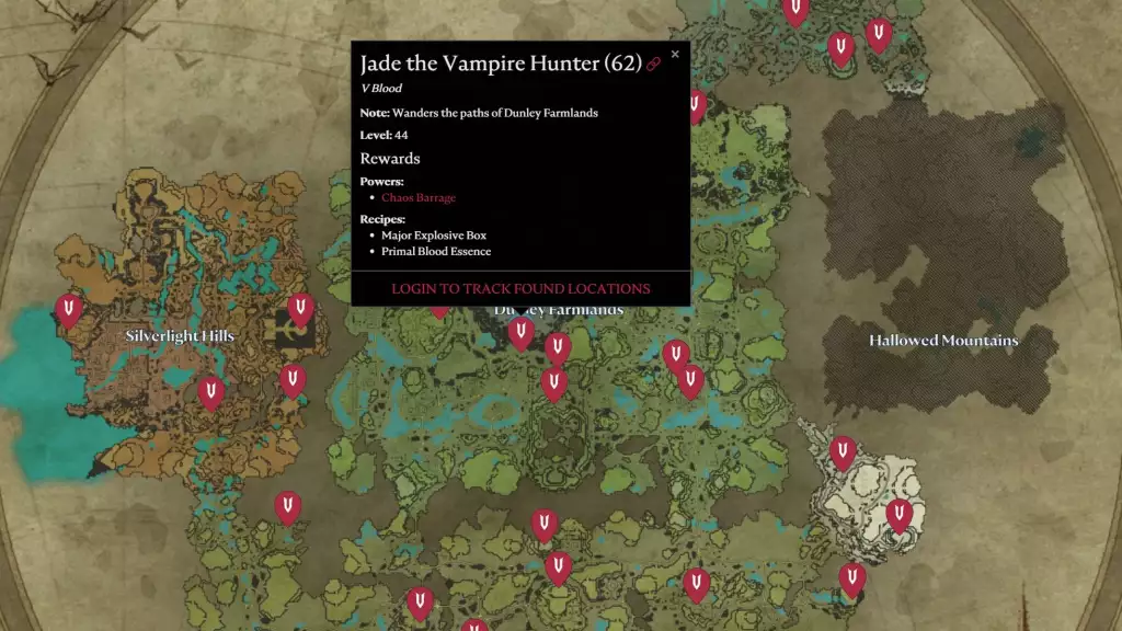 V Rising Jade Guide de localisation du boss du chasseur de vampires