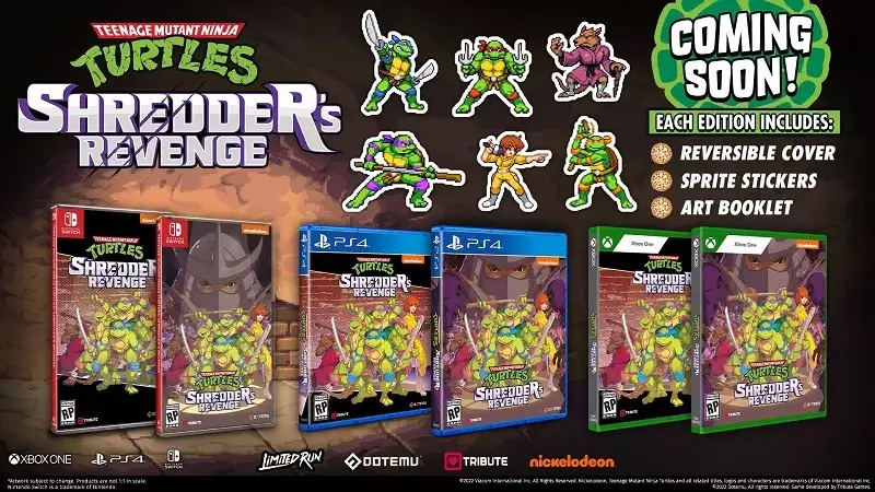 La date de sortie de Teenage Mutant Ninja Turtles Shredder's Revenge fuit les plateformes de précommande
