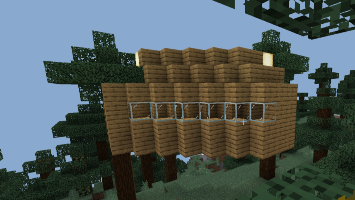 Minecraft Bridge Cabane dans les arbres