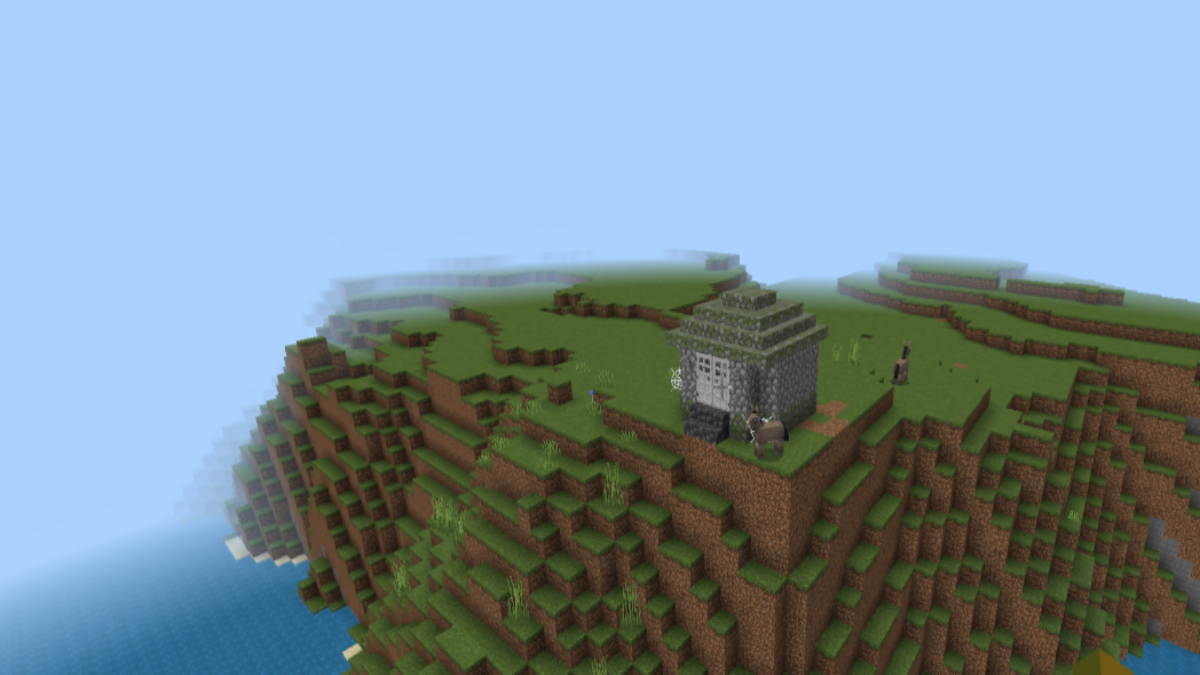 Cottage abandonné Minecraft au bord de la mer
