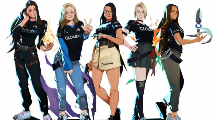 Top 5 best pro female VALORANT players Cloud 9 White roster. 