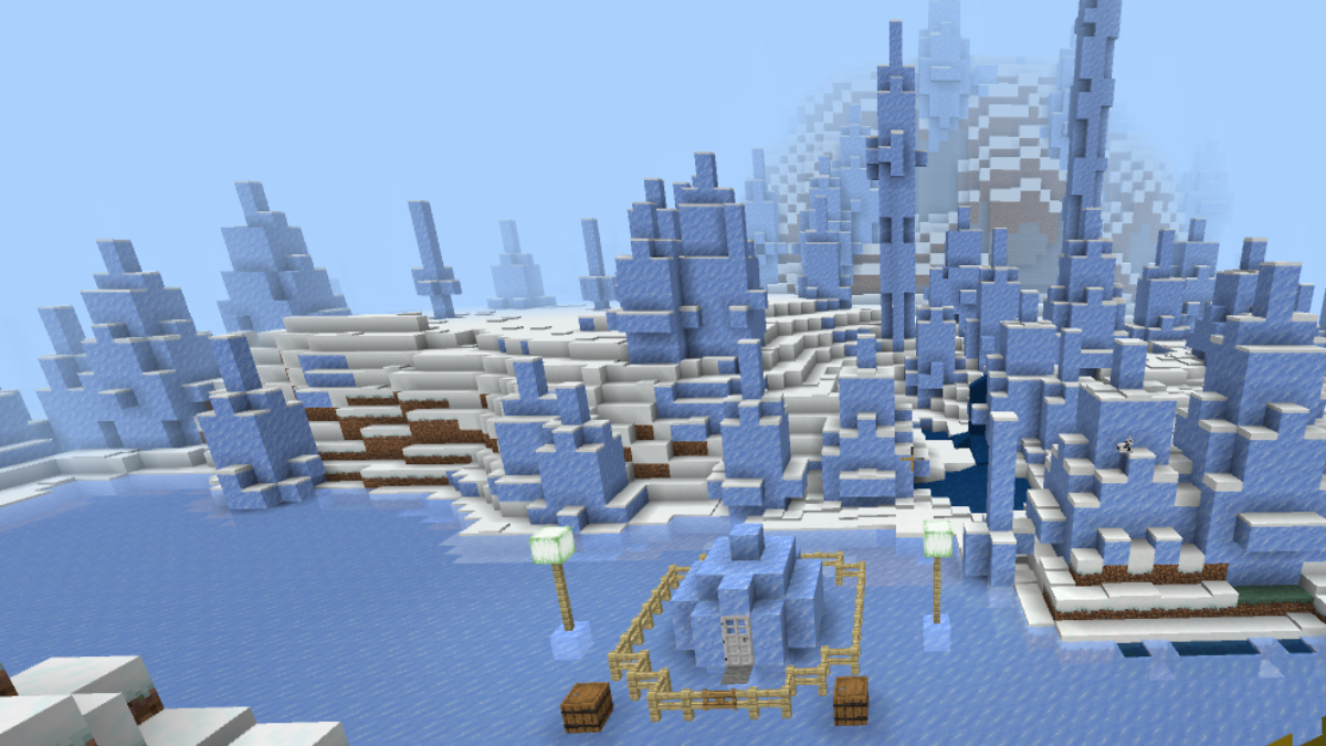 Igloo de glace Minecraft