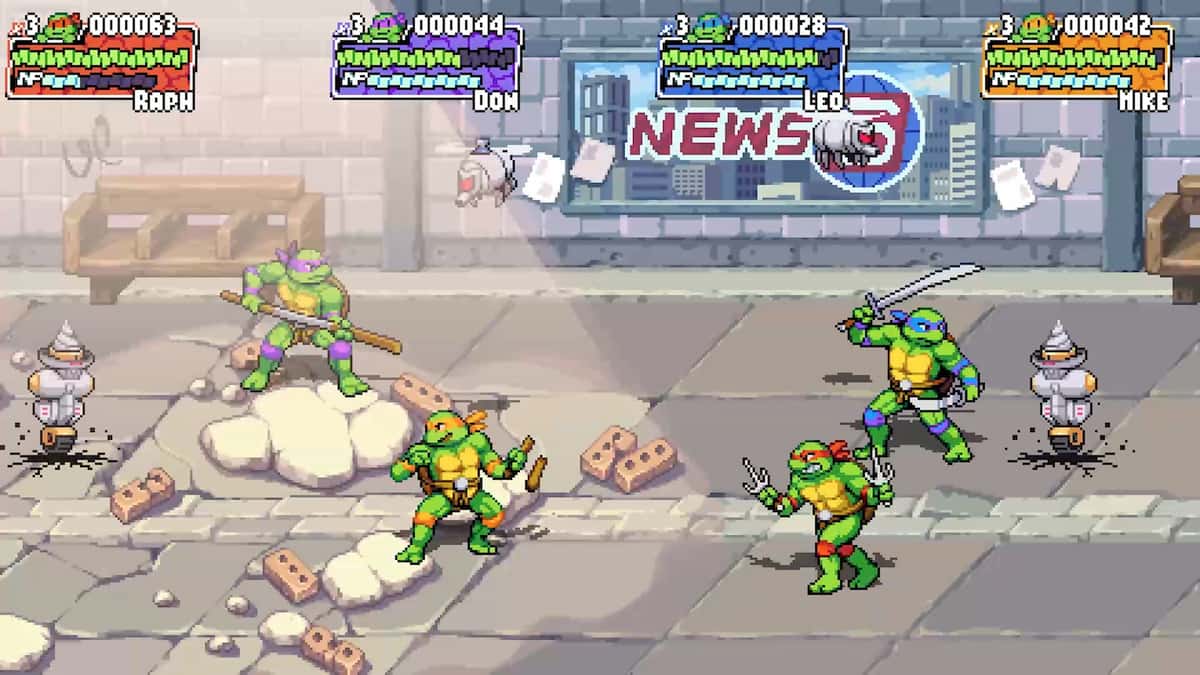 Teenage Mutant Ninja Turtles : La Revanche de Shredder Capture d'écran