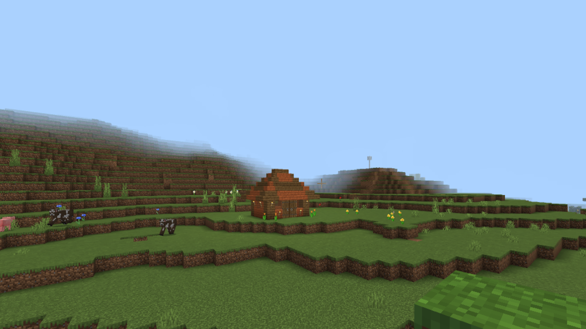 Cabane en acacia Minecraft
