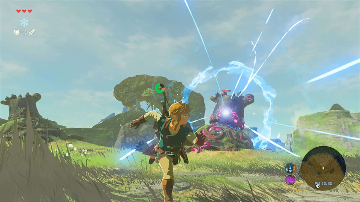 Capture d'écran de Zelda Breath of the Wild Combat