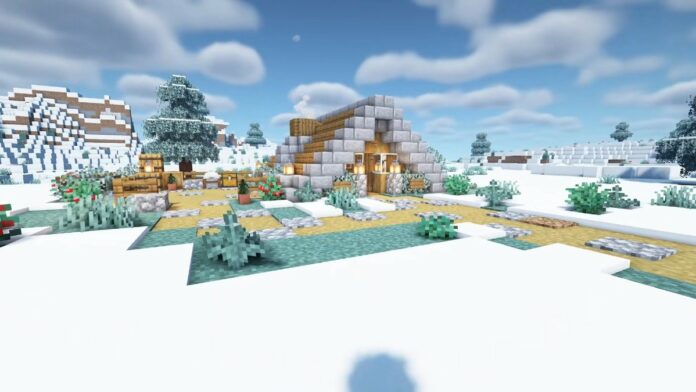 Minecraft mansion design - Tundra
