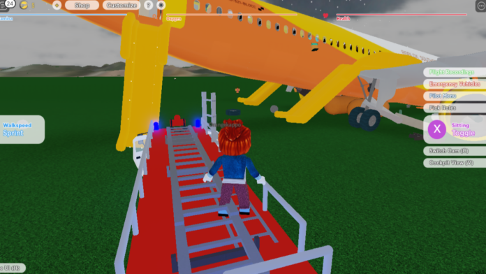 Roblox Emergency Landing Simulator Screenshot