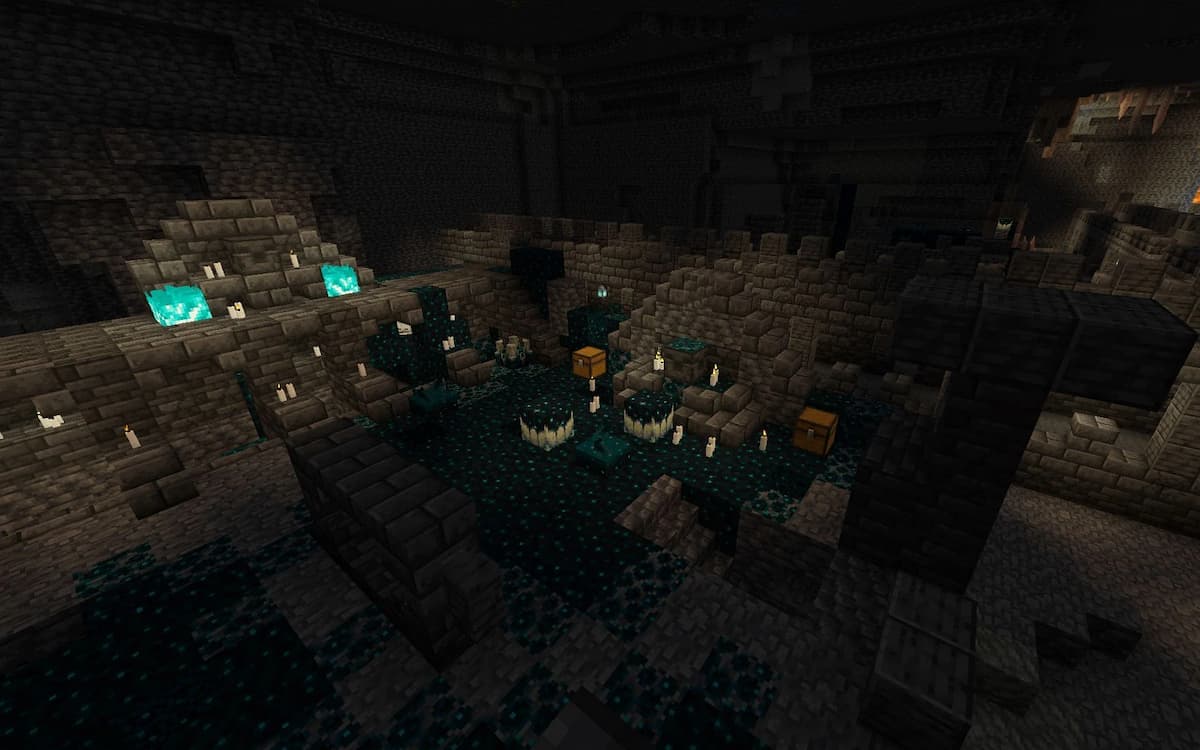Capture d'écran de la mise à jour de Minecraft The Wild Ancient City