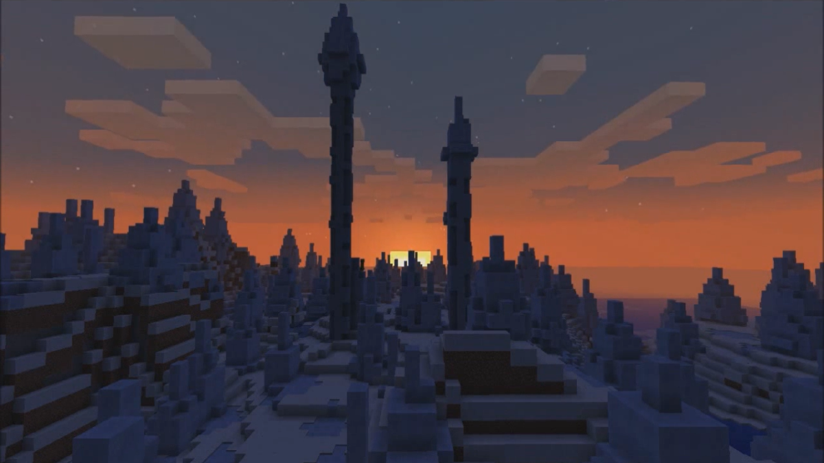 Biome des pointes de glace de Minecraft