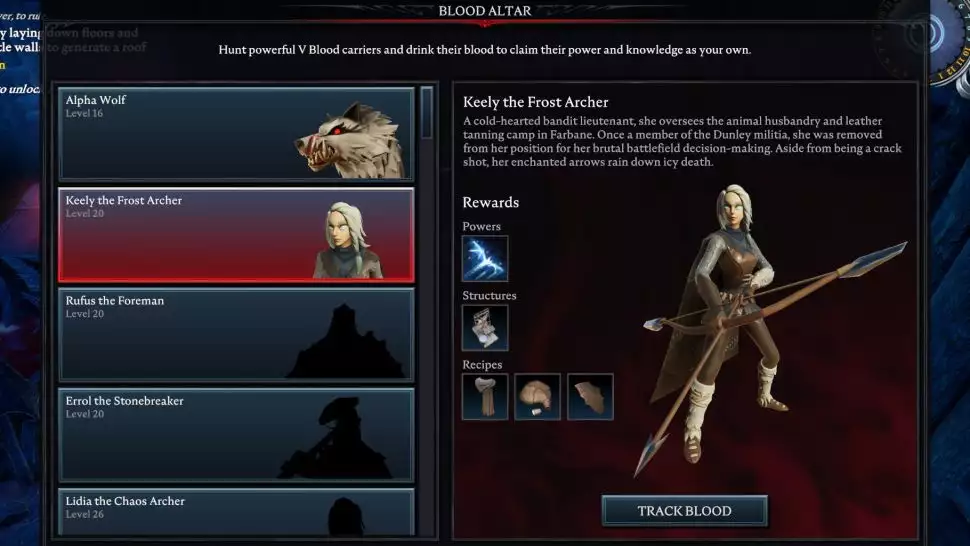 Capture d'écran de V Rising Blood Altar