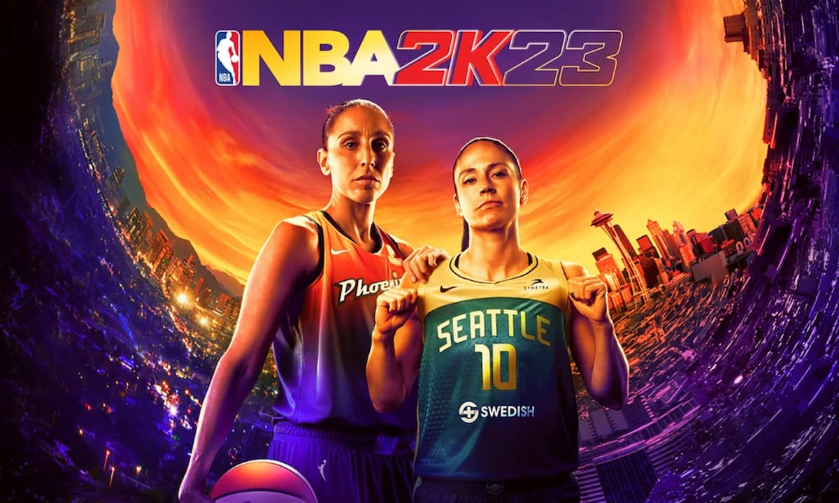 Couverture de l'édition NBA 2K23 WNBA