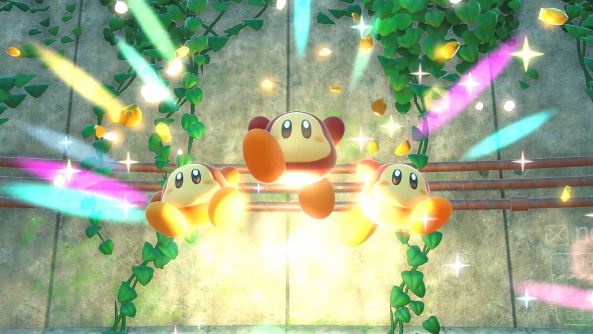 Kirby et la terre oubliée Capture d'écran