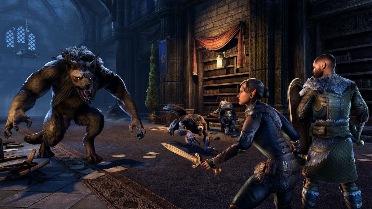 Bataille de loups-garous dans The Elder Scrolls Online