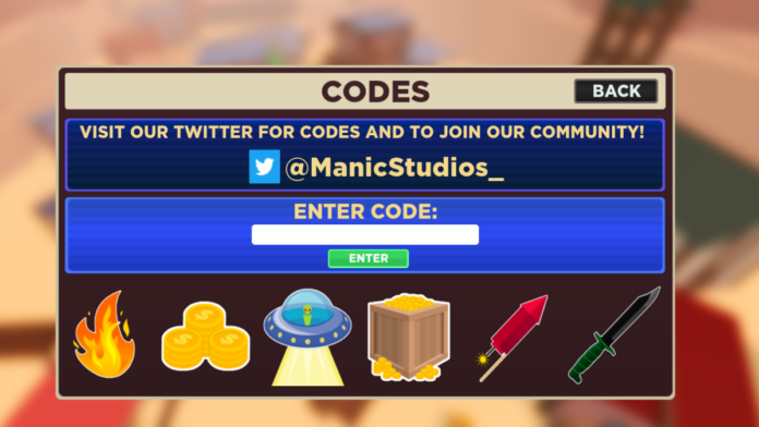 Roblox Shoot Out Codes Screen