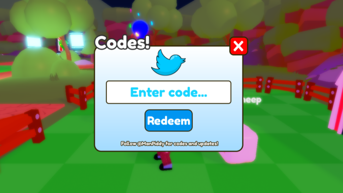 Roblox Sheep Simulator Codes Screen