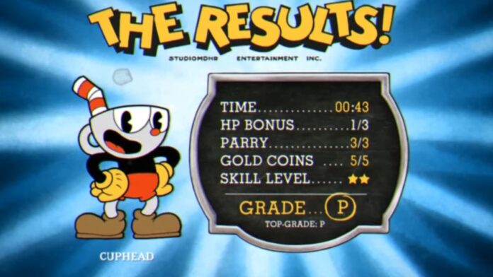 Comment obtenir le rang P dans Cuphead
