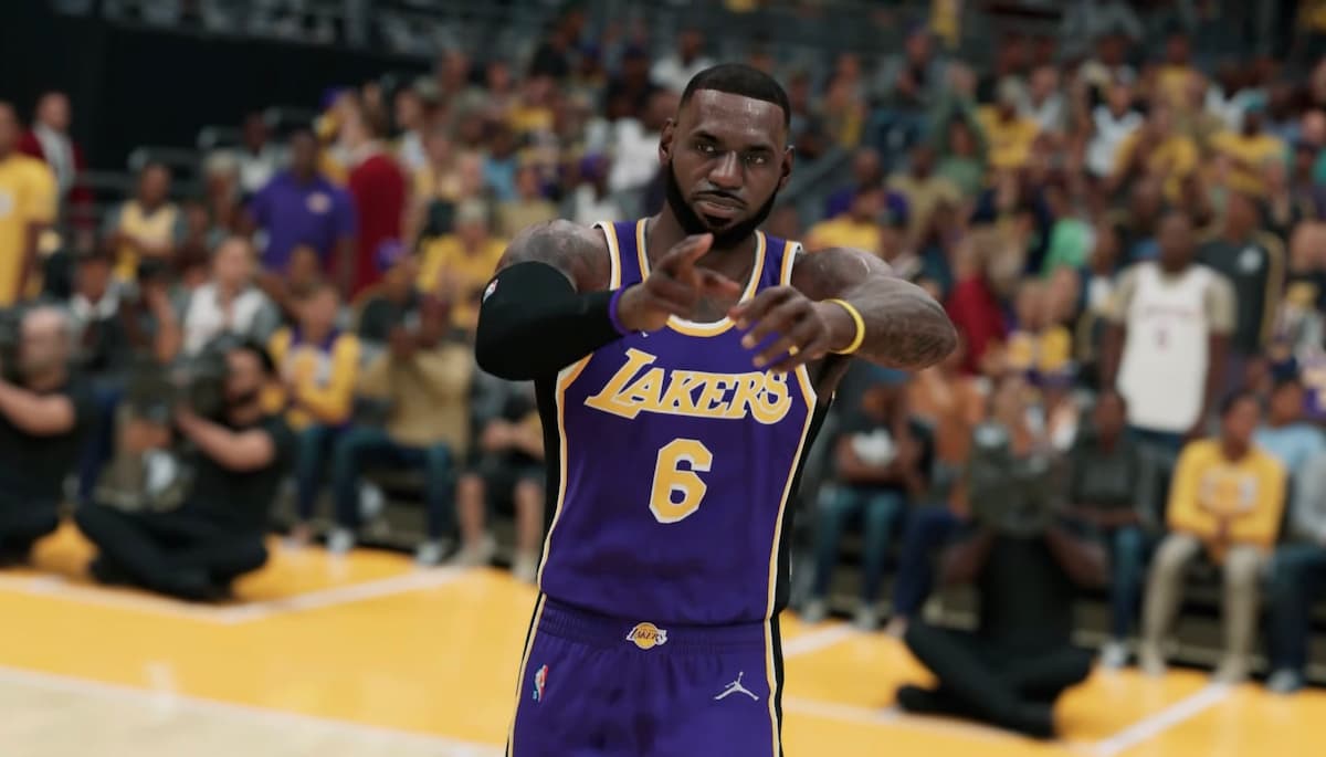 Capture d'écran NBA 2k22