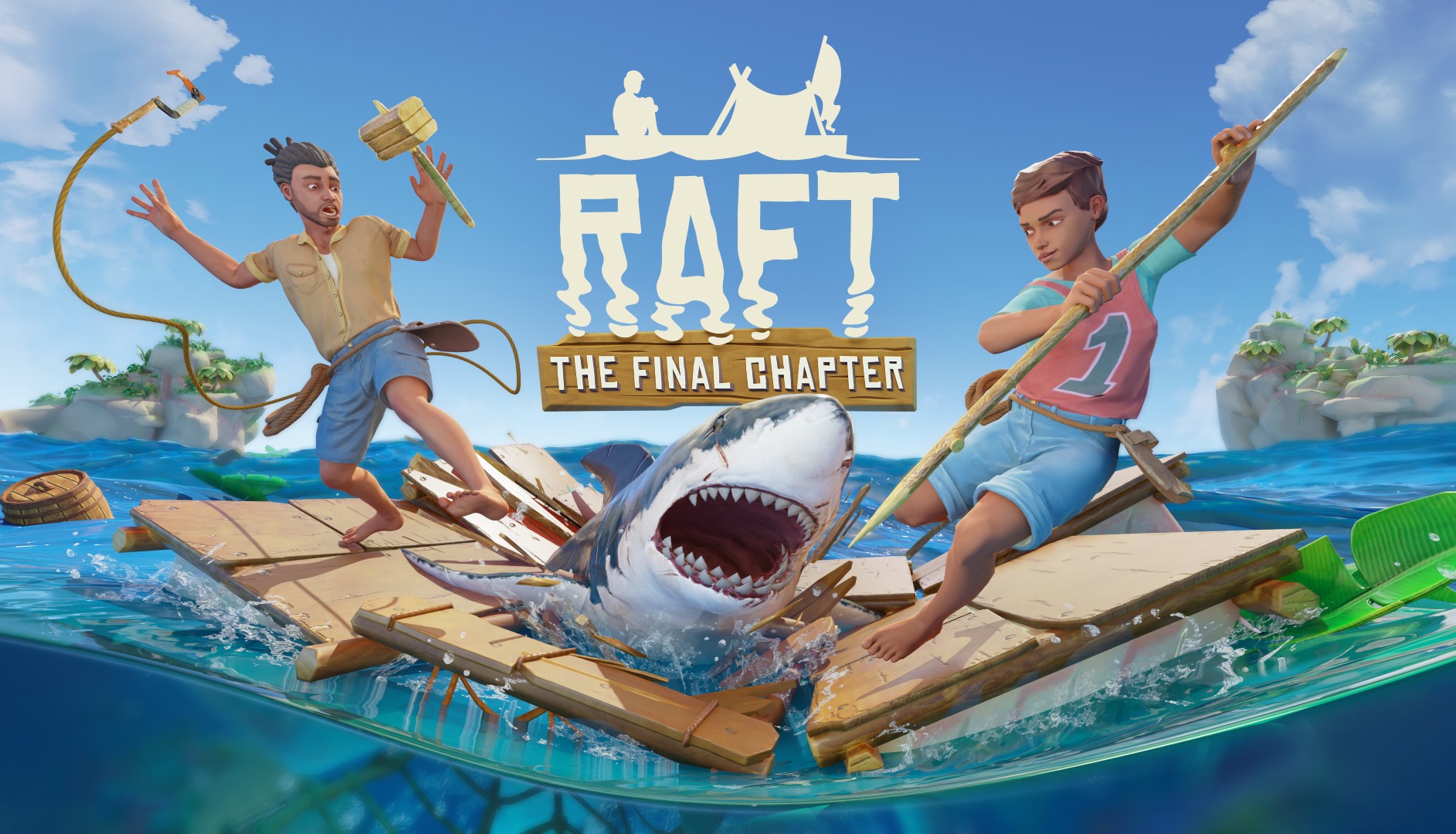 Date de sortie du chapitre 4 de Raft - Art promotionnel du chapitre final.