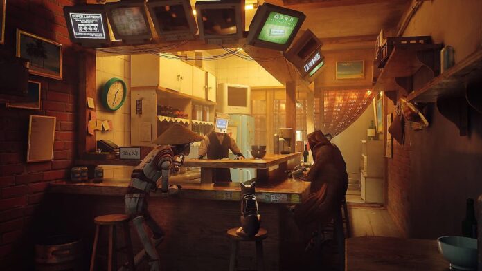 Stray bar scene 