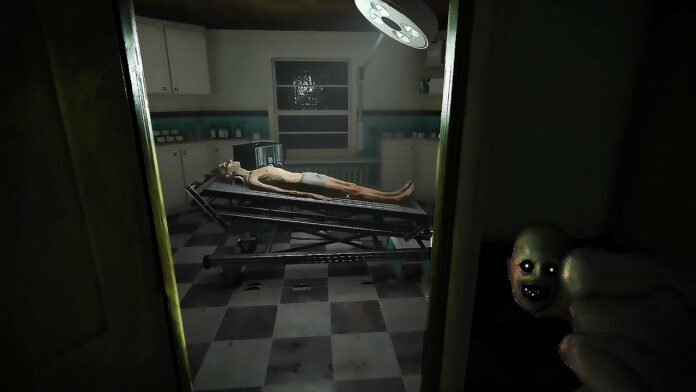 The mortuary assistant in-game screenshot of embalming room