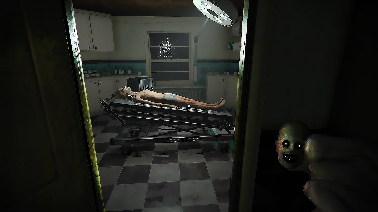 Capture d'écran en jeu de l'assistant mortuaire de la salle d'embaumement