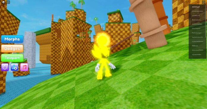 sun silver morph in find the sonic morphs