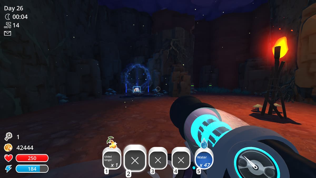 téléporteur au manoir de mochi dans slime rancher