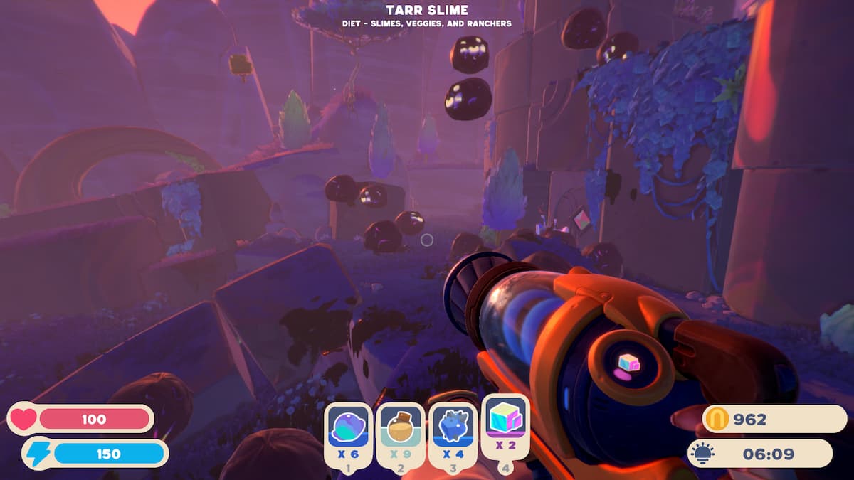 invasion de tarr dans slime rancher 2