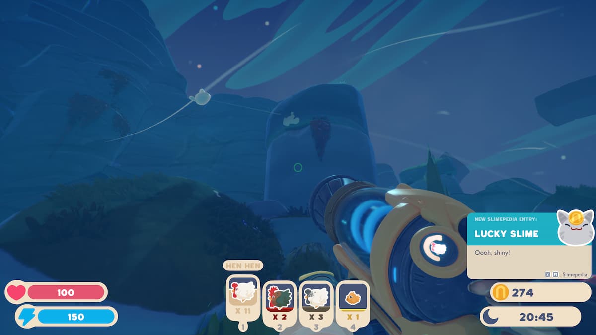 voler de la boue chanceuse dans slime rancher 2