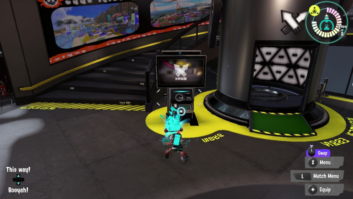 Terminal du hall Splatoon 3