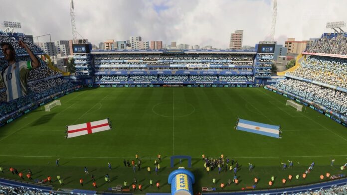fifa 23 screenshot of Argentina stadium