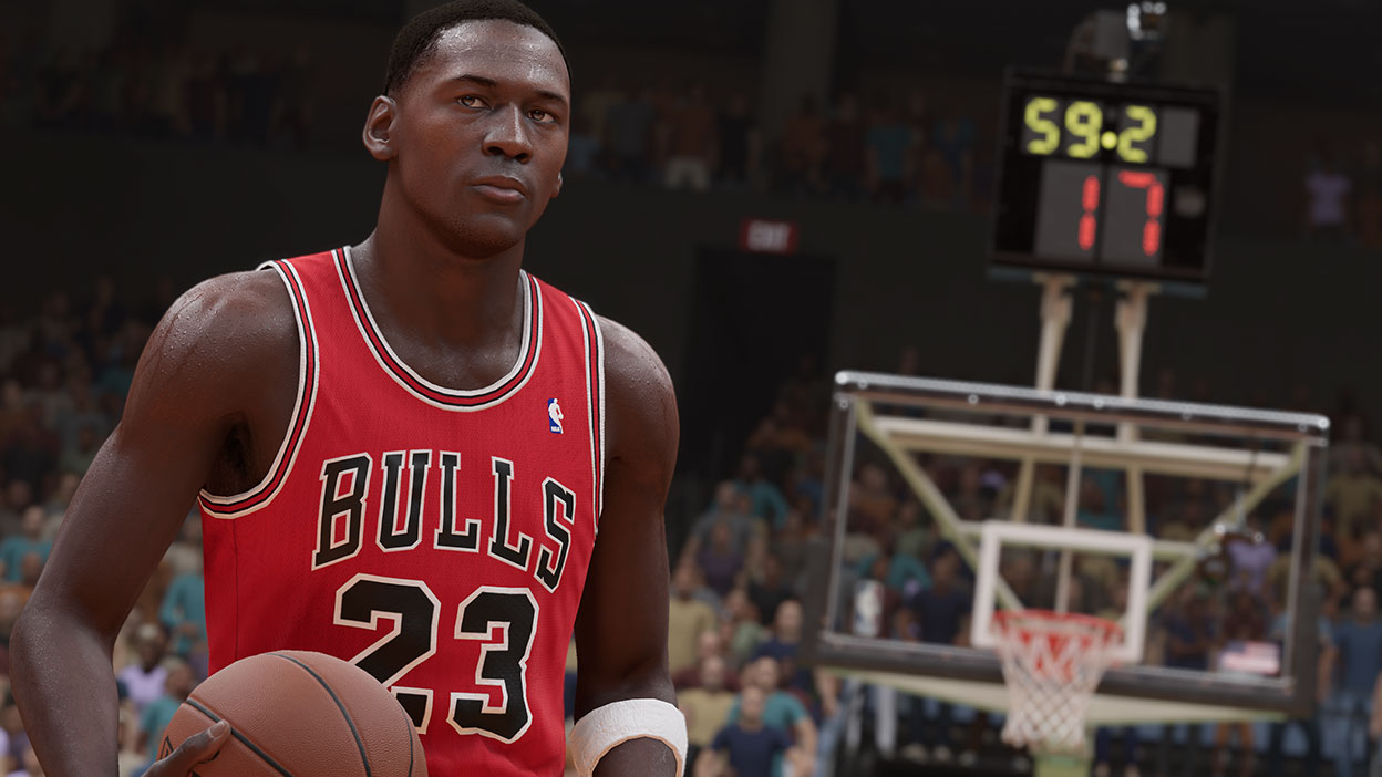 Capture d'écran de Michael Jordan NBA 2k23