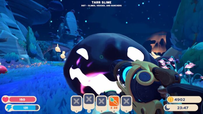 tarr in face in slime rancher 2