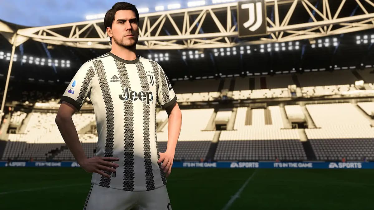 fifa 23 capture d'écran du joueur de la Juventus