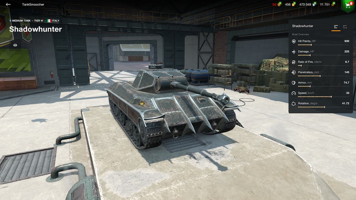 Shadow Hutner dans World of Tanks Blitz