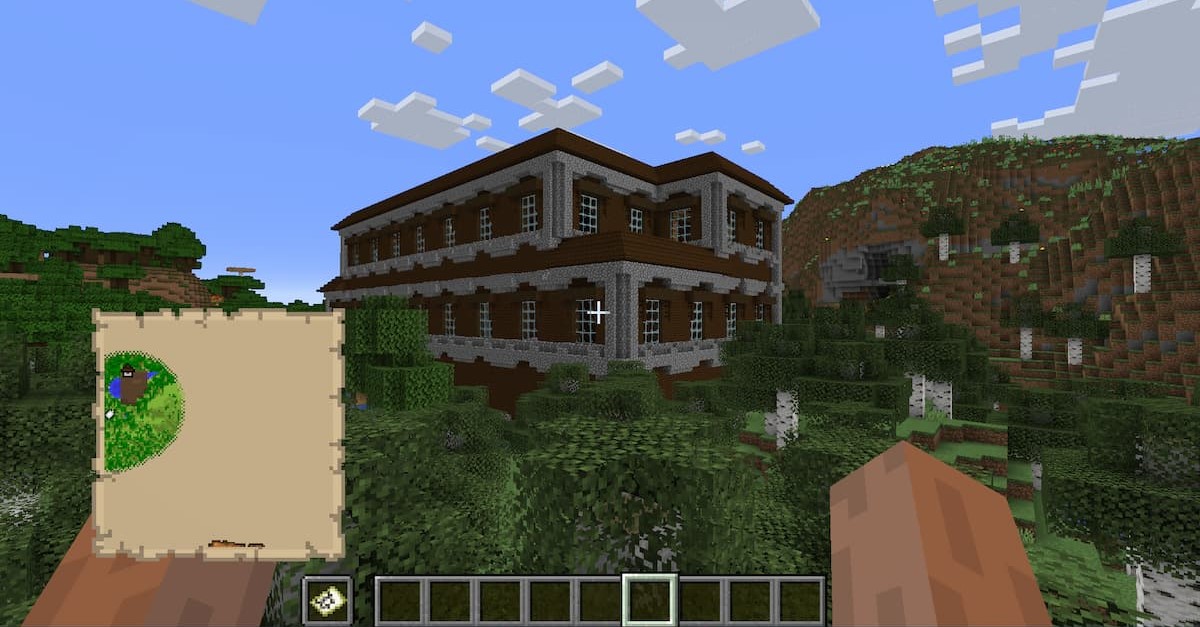 trouver un manoir dans minecraft