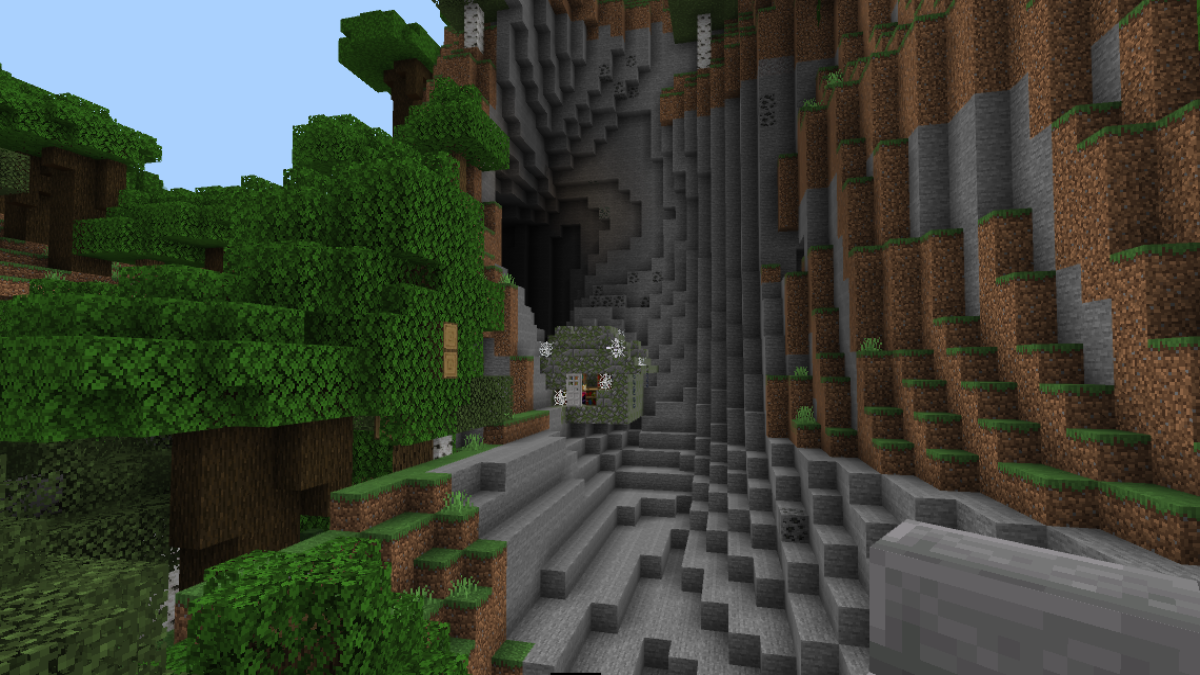 Salle enchanteresse abandonnée dans Minecraft