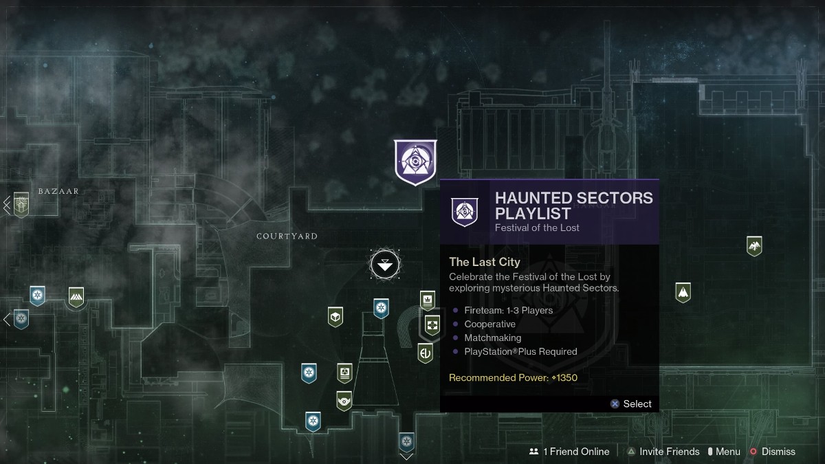 Comment terminer Happy Haunting Ground dans Destiny 2 - Liste de lecture du secteur hanté dans le directeur de la tour. 