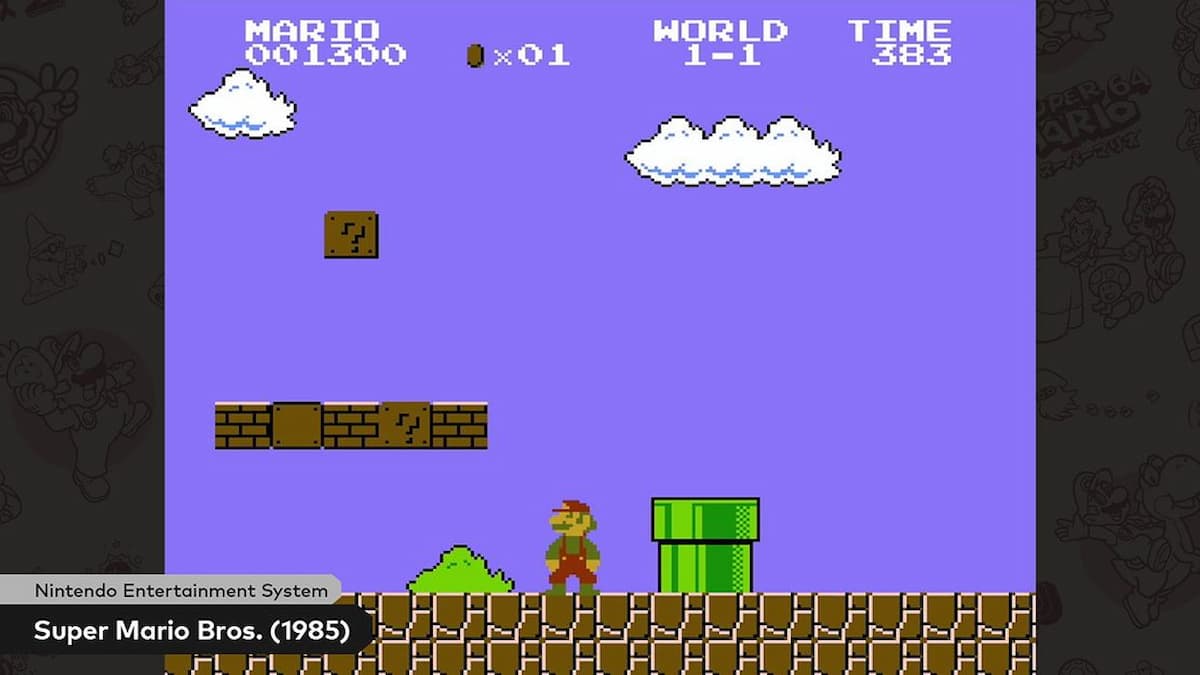 Écran officiel de Super Mario Bros 85