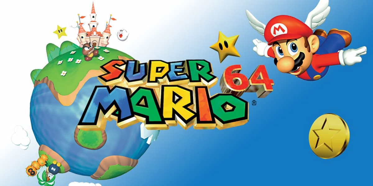 Titre de couverture de Super Mario 64
