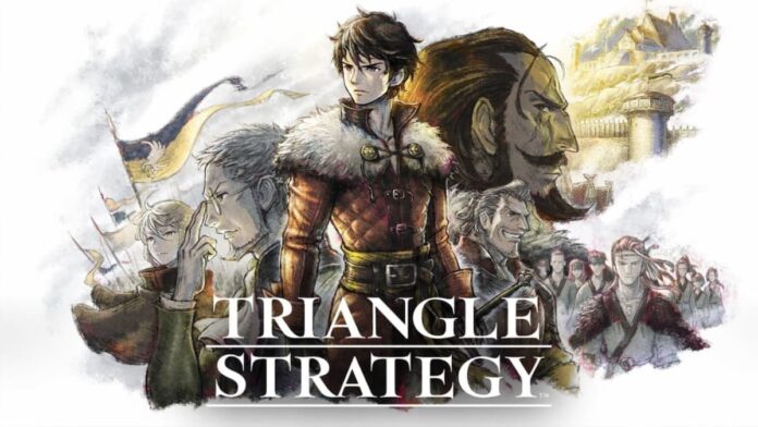 official title art for Triangle Strategy