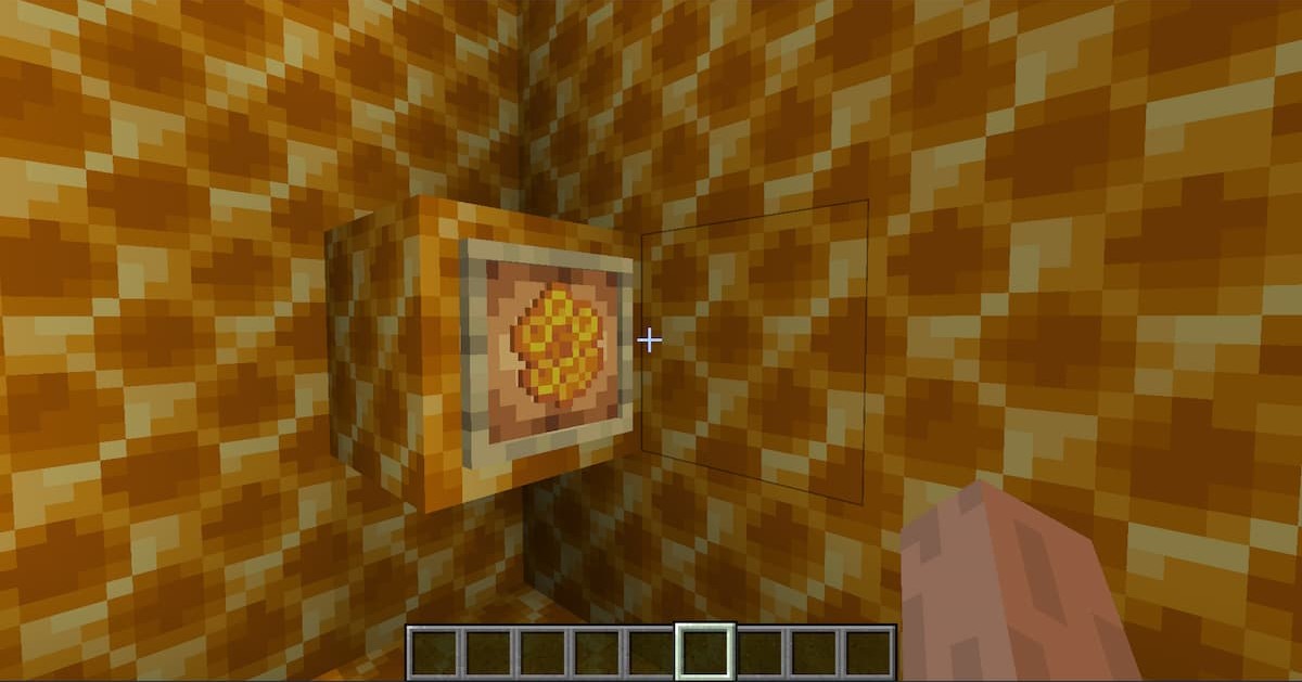 nid d'abeille dans minecraft