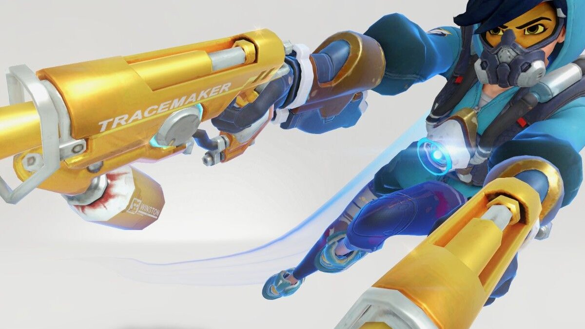 Pistolets en or de Tracer d'Overwatch