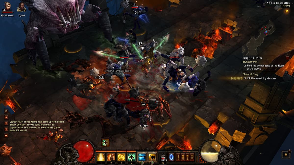 Combattre plusieurs ennemis à la fois dans Diablo 3