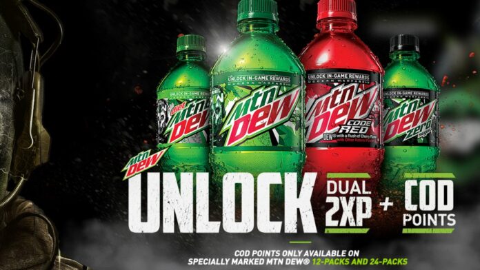 Mountain Dew MW2 rewards promo