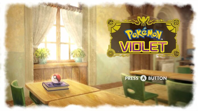 pokemon scarlet violet title