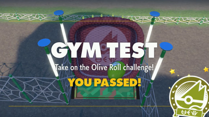 Olive Roll Gym Test Passed in Pokemon Scarlet and Violet