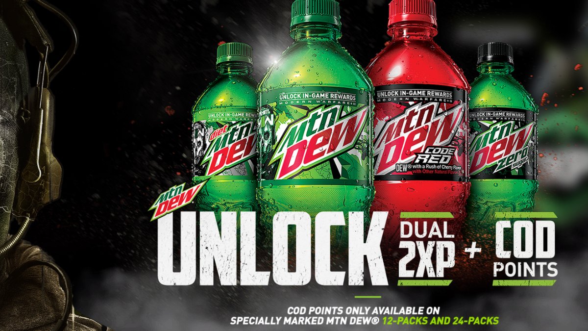 Promo récompenses Mountain Dew MW2