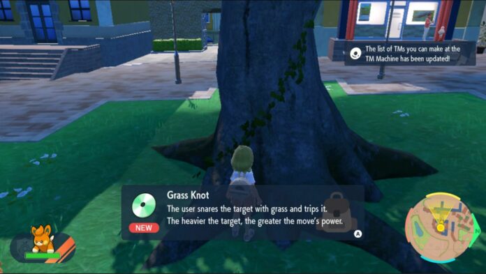 Où trouver Grass Knot (TM 081) dans Pokemon Scarlet et Violet
